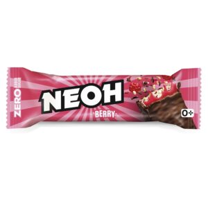 Barretta con mandorle, yogurt e LAMPONE, con glassa al cacao (senza zucchero) 30g - NEOH NEOH (Copy)